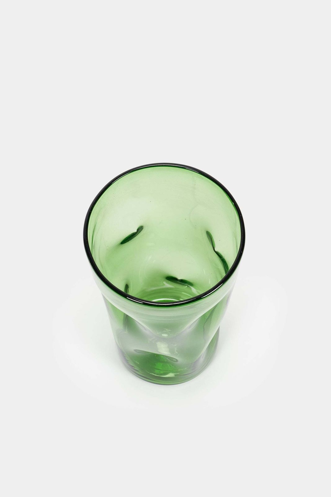 Green Glass From Empoli, Handmade Vase, Italy, 1960s photo furniture