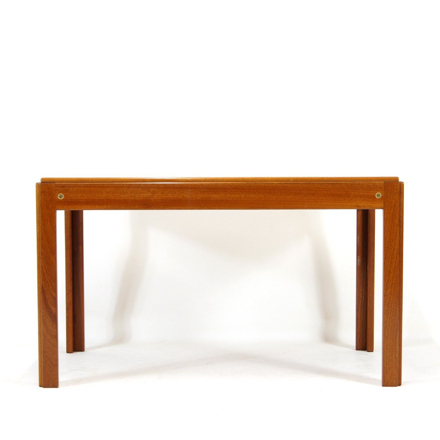 Retro Vintage Danish Modern Illum Wikkelso Plexus Side Coffee Table Teak 70s 80s
