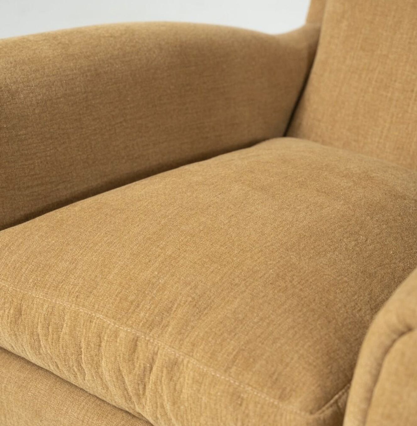 Mid Century Modern Pair Of Highback Armchairs, New Upholstery photo Furniture