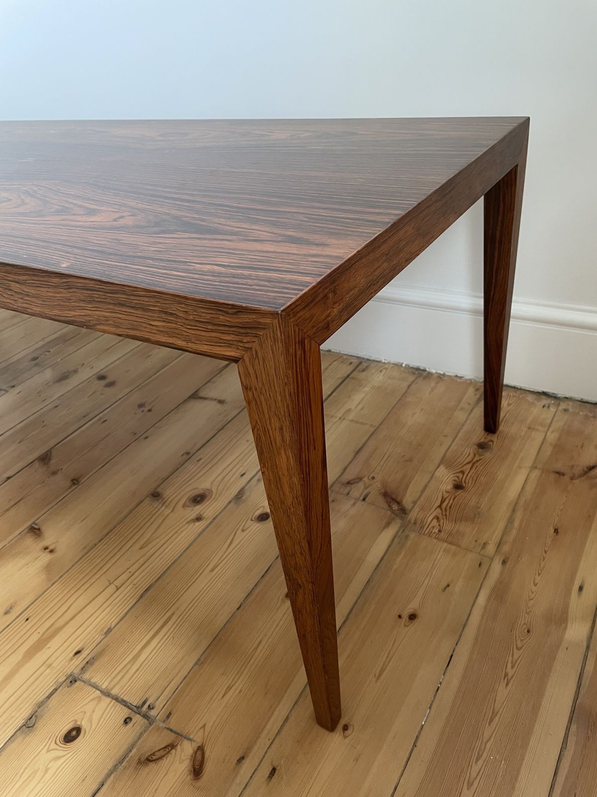 Mid Century Rosewood Coffee Table —Severen Hansen For Haslev Excellent Condition photo buy