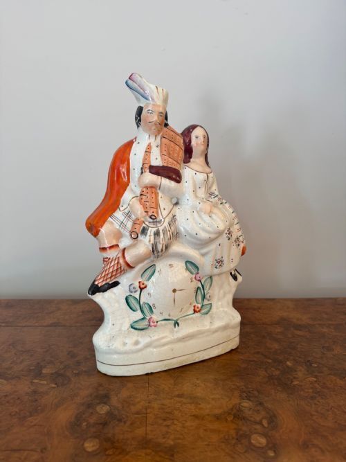 Pretty Antique Large Staffordshire Figure photo 345.0