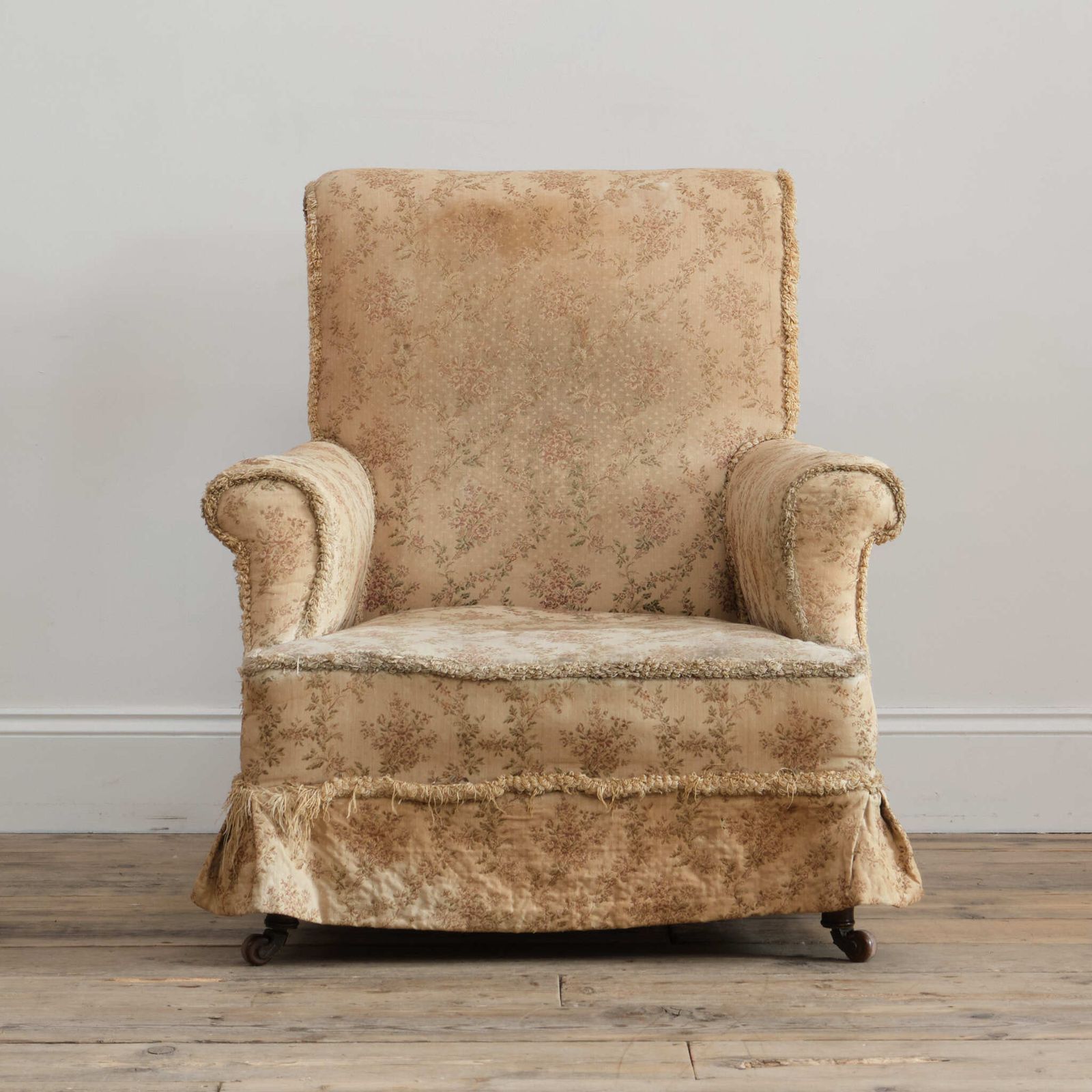 19th Century Howard Style Country House Armchair photo for sale