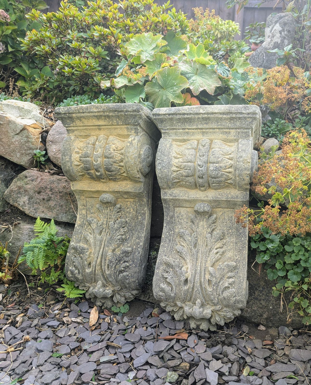 Italian Style English Stone Corbels   Delivery Available 0271. photo furniture