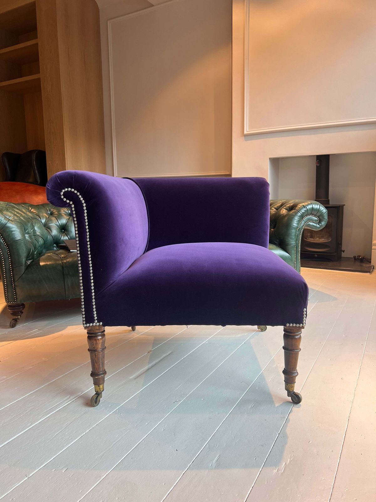 Beautifully Restored 19thc Miles & Edward’s Corner Chair