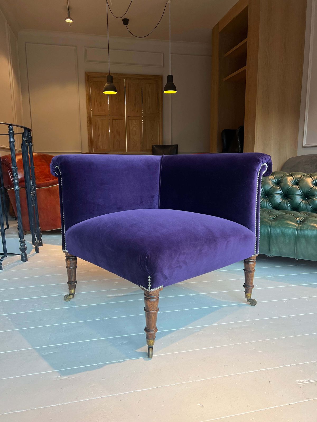 Beautifully Restored 19thc Miles & Edward’s Corner Chair photo for sale