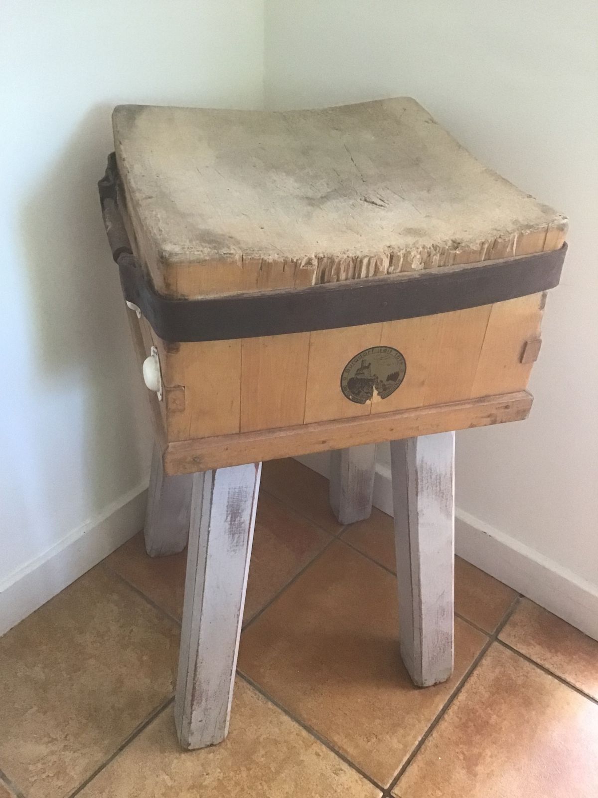 Original Butcher’s Block On Stand photo furniture