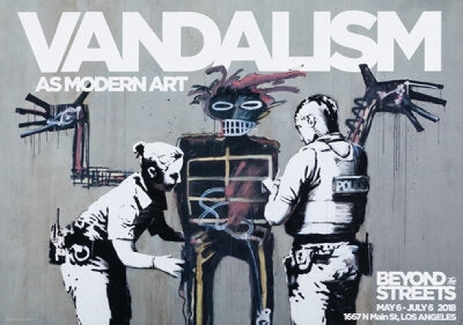 Banksy, Vandalism As Modern Art Exhibition, 2018