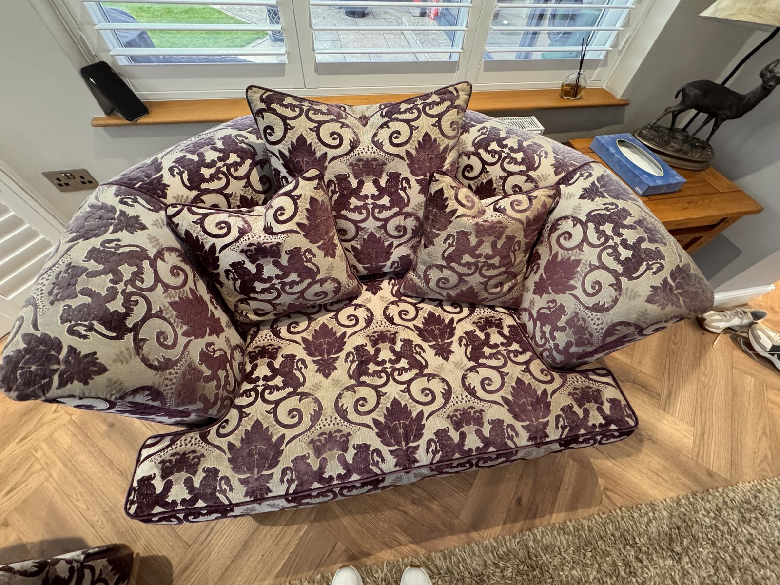 Duresta 4 Seater Sofa & Matching 2 Seater Loveseat – Timeless British Craftsmanship photo Furniture