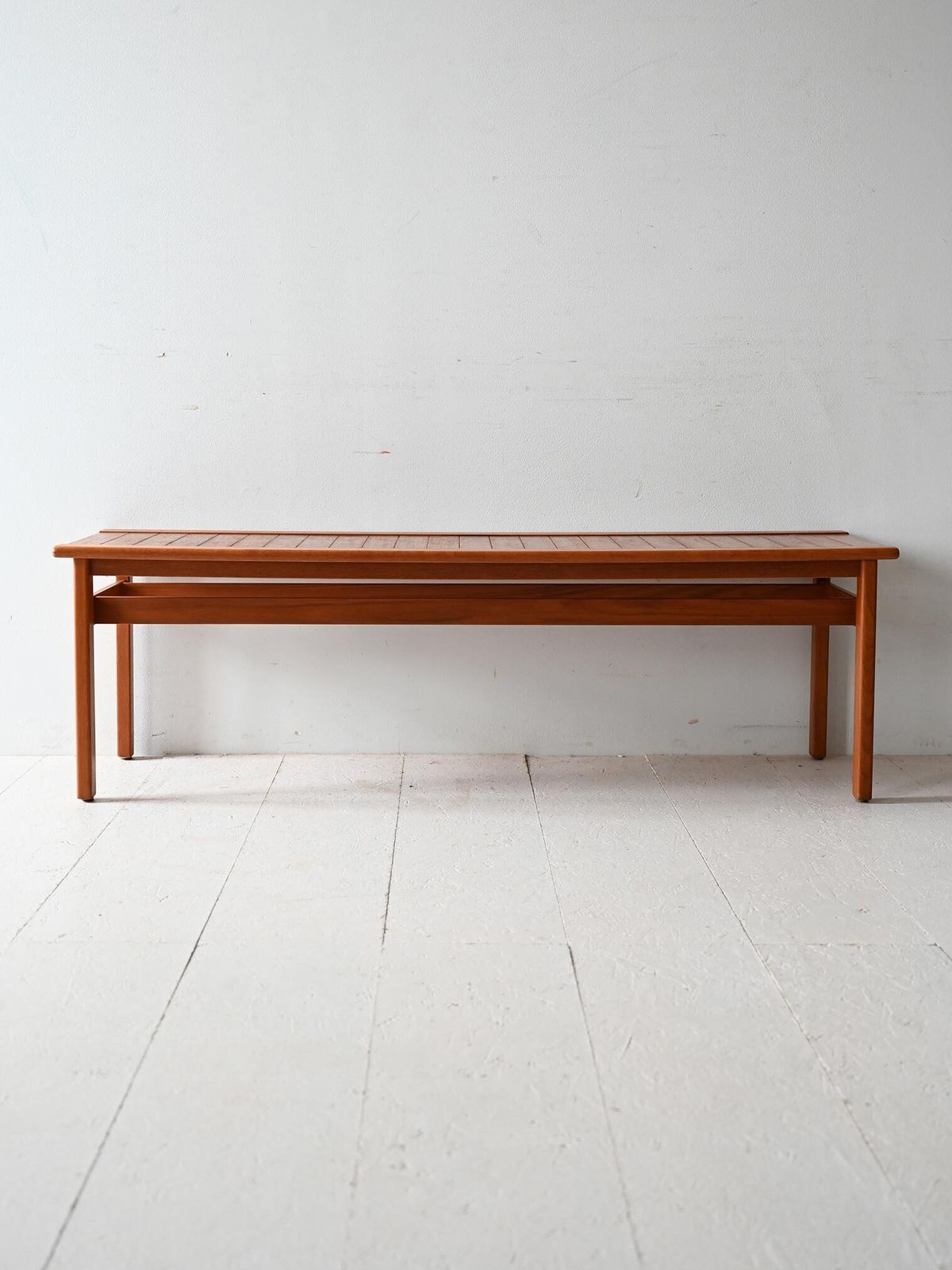 Scandinavian Teak Bench From The 1960s photo furniture