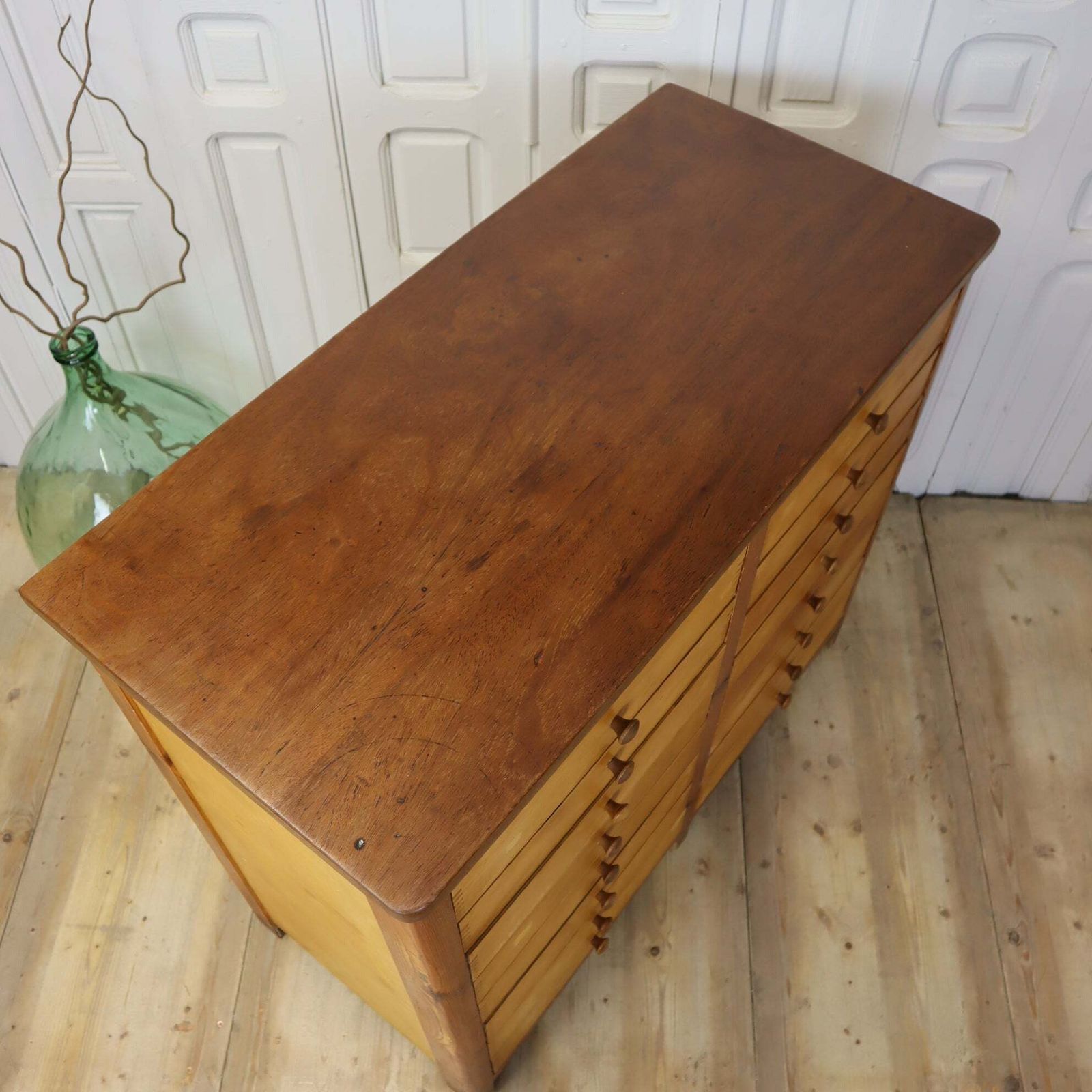 Furniture Vintage Shop Haberdashery Chest Of Drawers photo