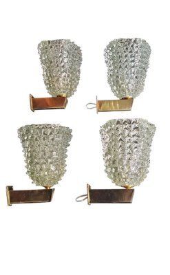 Rostrato Murano Applique In The Style Of Barovier & Toso, 1950s photo furniture