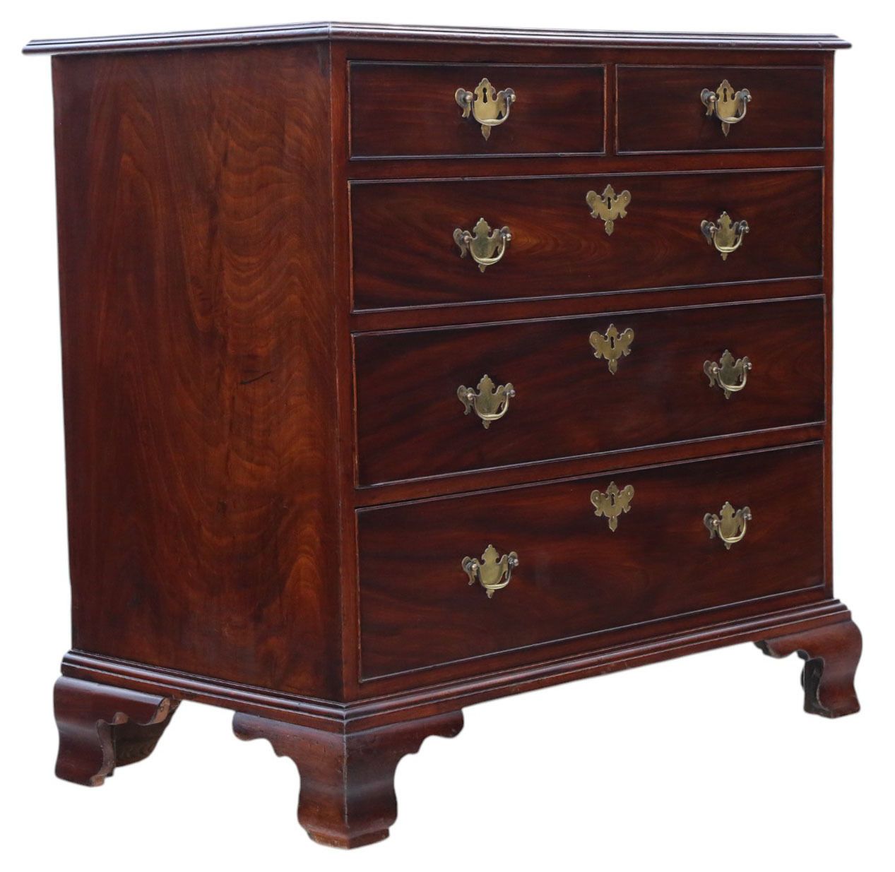 Antique Georgian Mahogany Chest Of Drawers – Fine Quality, Late 18th / Early 19th Century photo furniture