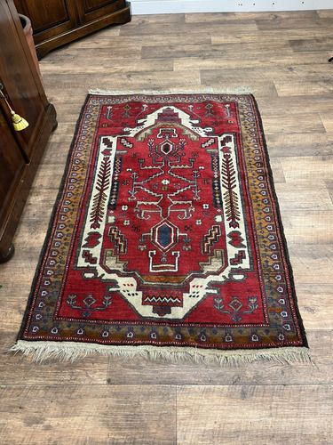 Superior Quality Hand Knotted Vintage Antique Oriental Tribal Area Rug / Carpet