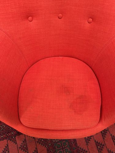 photo for sale Stunning Egg Wing Arm Chair, Retro Mid Century Danish Hans Wenger Style