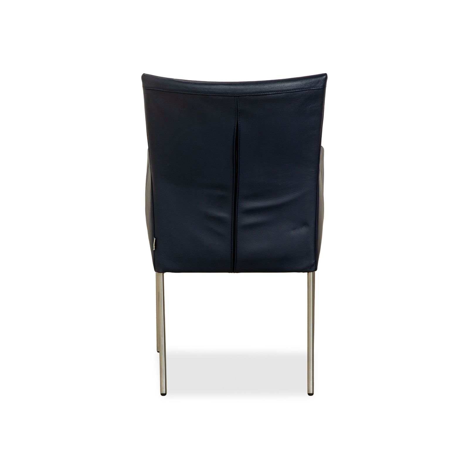 Set Of 6 Bert Plantagie Arc E Leather Chairs, Blue Marine photo vintage