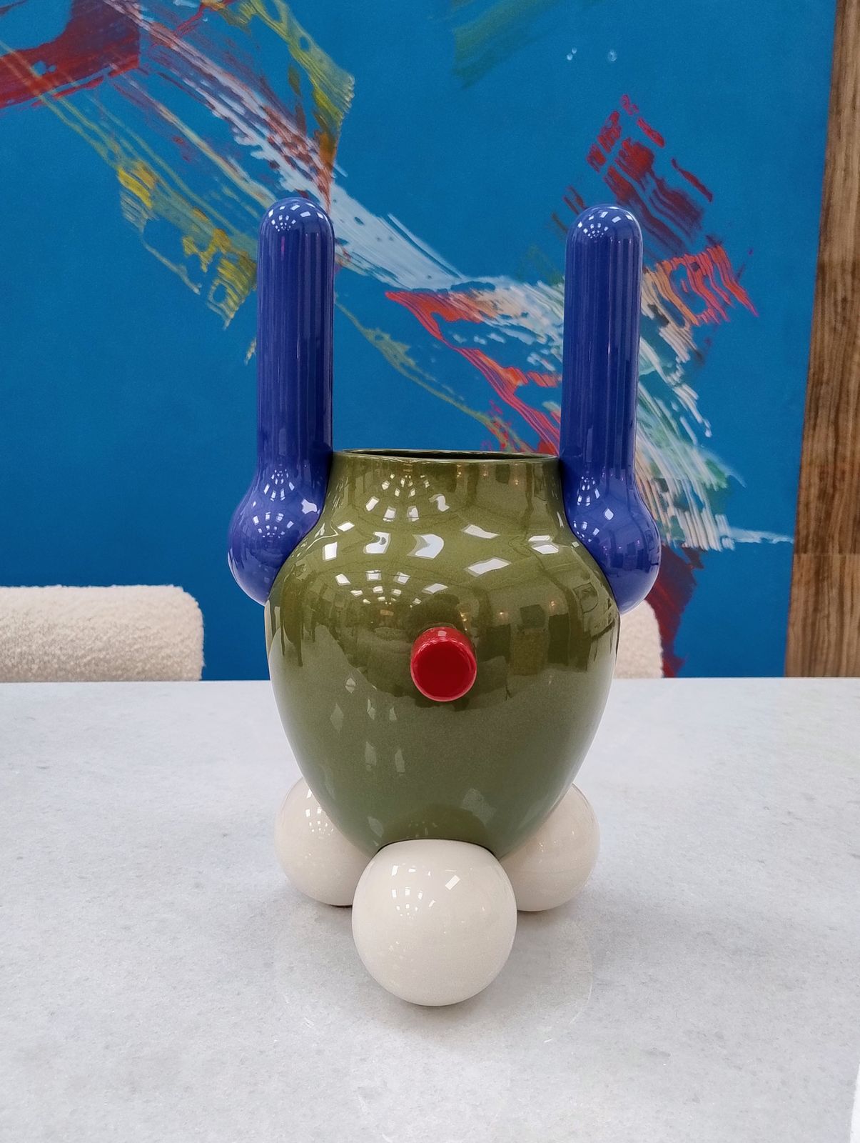 Contemporary Vase Made Of Ceramic Designed By Jaime Hayón photo vinterior