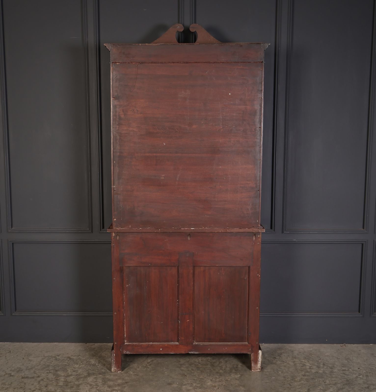 photo vinterior Marquetry Inlaid Mahogany Glazed Cabinet
