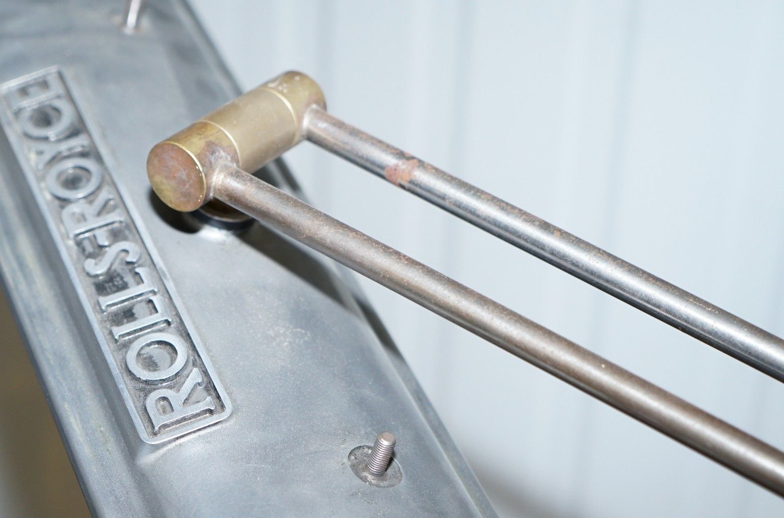 Rolls Royce Floor Standing Articulated Angle Poise Chrome & Polished Metal Lamp photo 1200.0