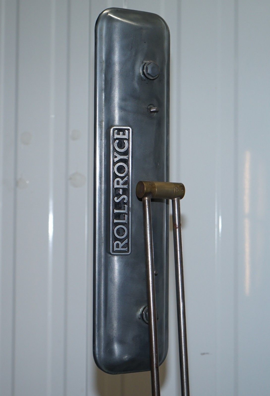 1200.0 Rolls Royce Floor Standing Articulated Angle Poise Chrome & Polished Metal Lamp photo