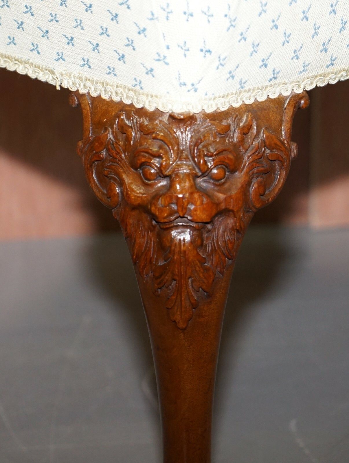 Fully Restored George III Style Hand Carved Bench Stool With Lion Hairy Paw Feet photo 1200.0