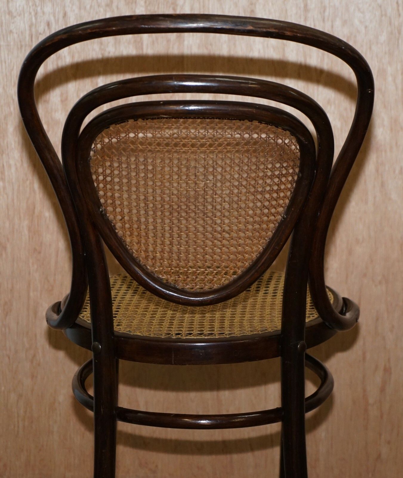 photo for sale Stamped Circa 1890 J&J Jacob & Josef Kohn Bentwood Bergere Armchair Part Suite