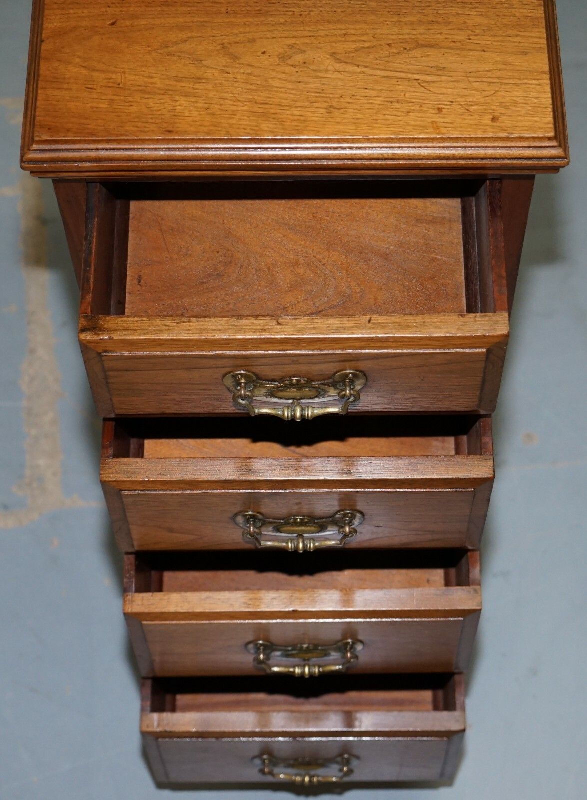 1000.0 Pair Of Tall Victorian Walnut Chest Of Drawers. Lamp Wine Occasional End Tables photo