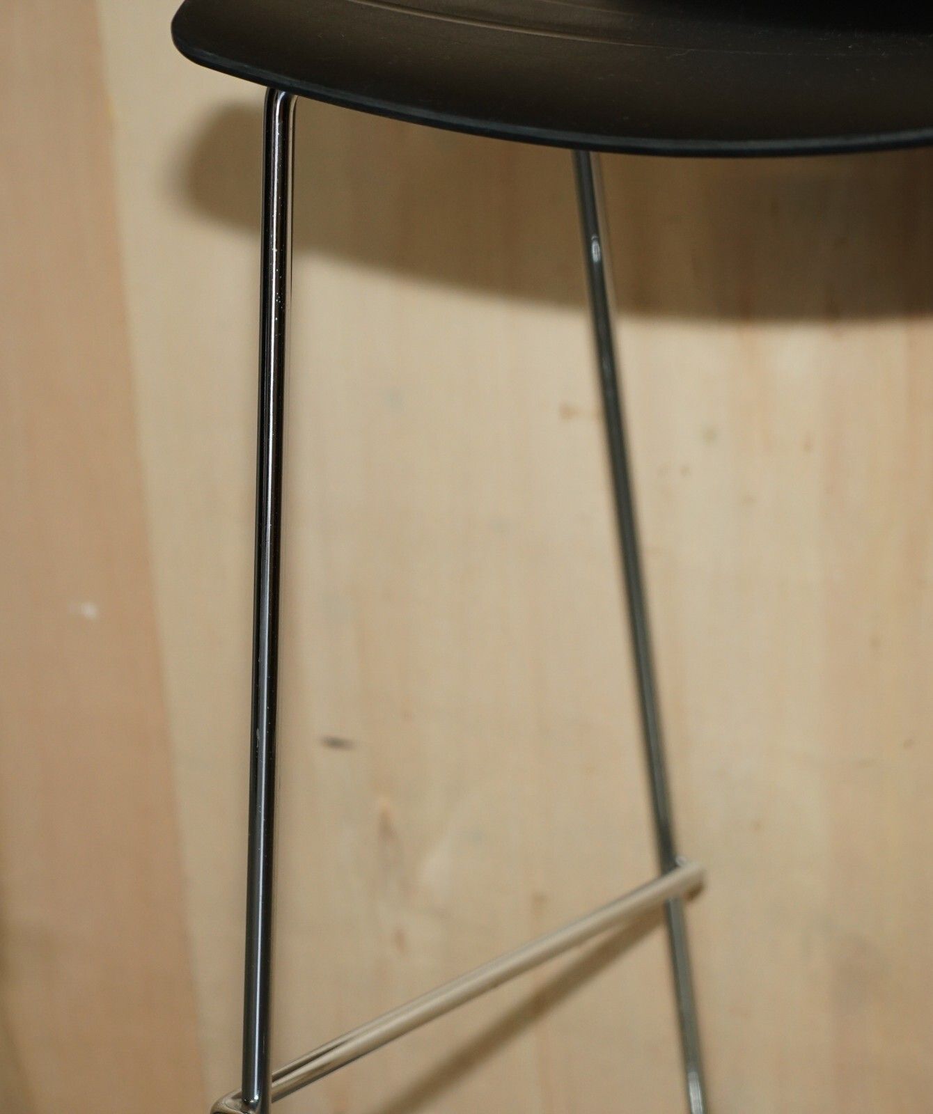 Four Black Whiteleaf Furniture Ltd Designer Stacking Bar Stools Part Of A Suite photo buy
