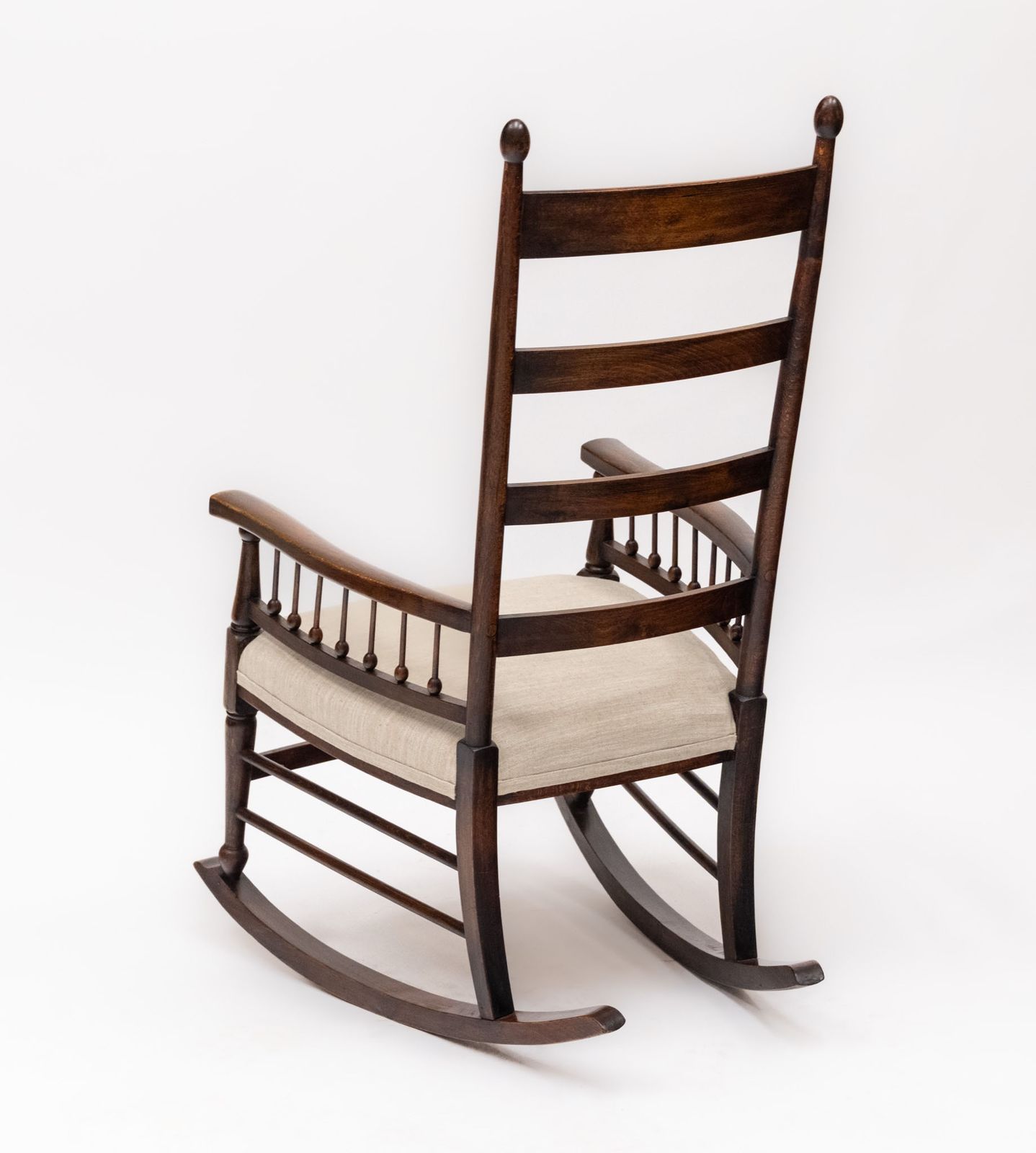 Arts & Crafts Rocking Chair Attr William Birch For Liberty & Co photo 595.0