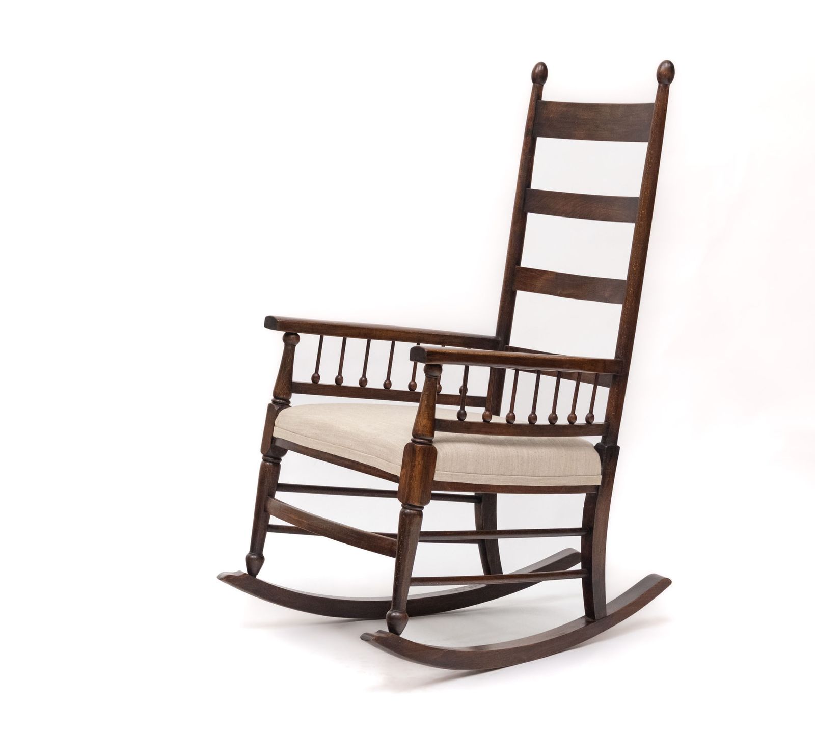 Arts & Crafts Rocking Chair Attr William Birch For Liberty & Co