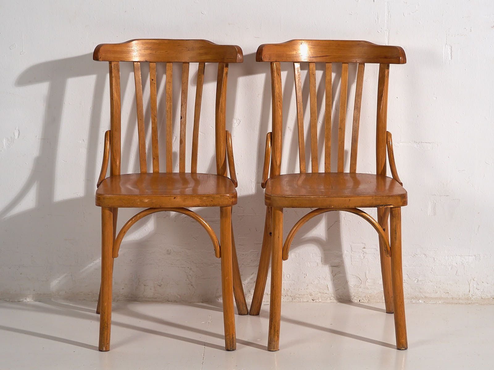Antique Bentwood Coffee Chairs (C.1920). Set Of 2 Pieces #4 photo vinterior