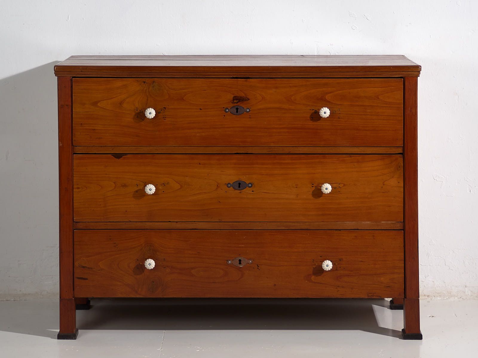 Antique Biedermeier Style Chest Of Drawers (C.1850) #64 photo vinterior