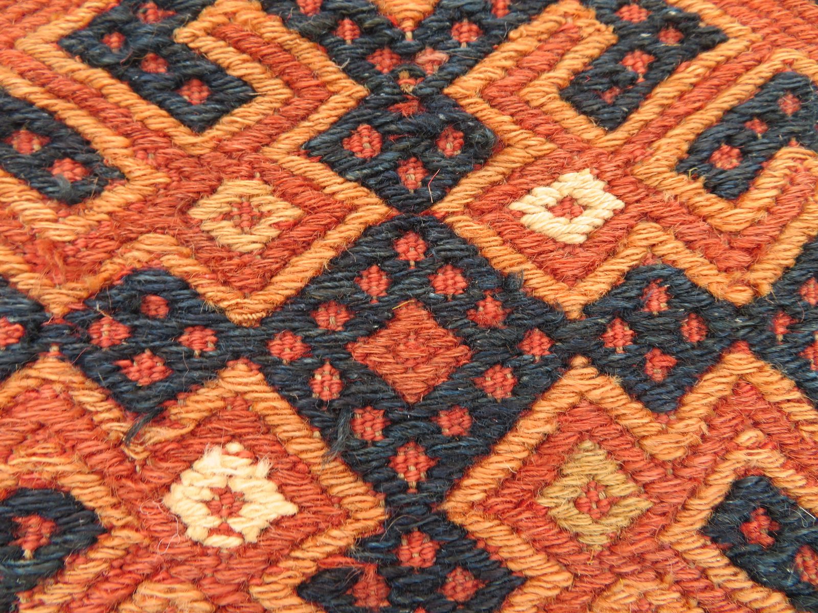 Antique Ersari Flat Weave Turkmen Torba .145cm X 46cm. Complete With Back & Tassels. photo for sale