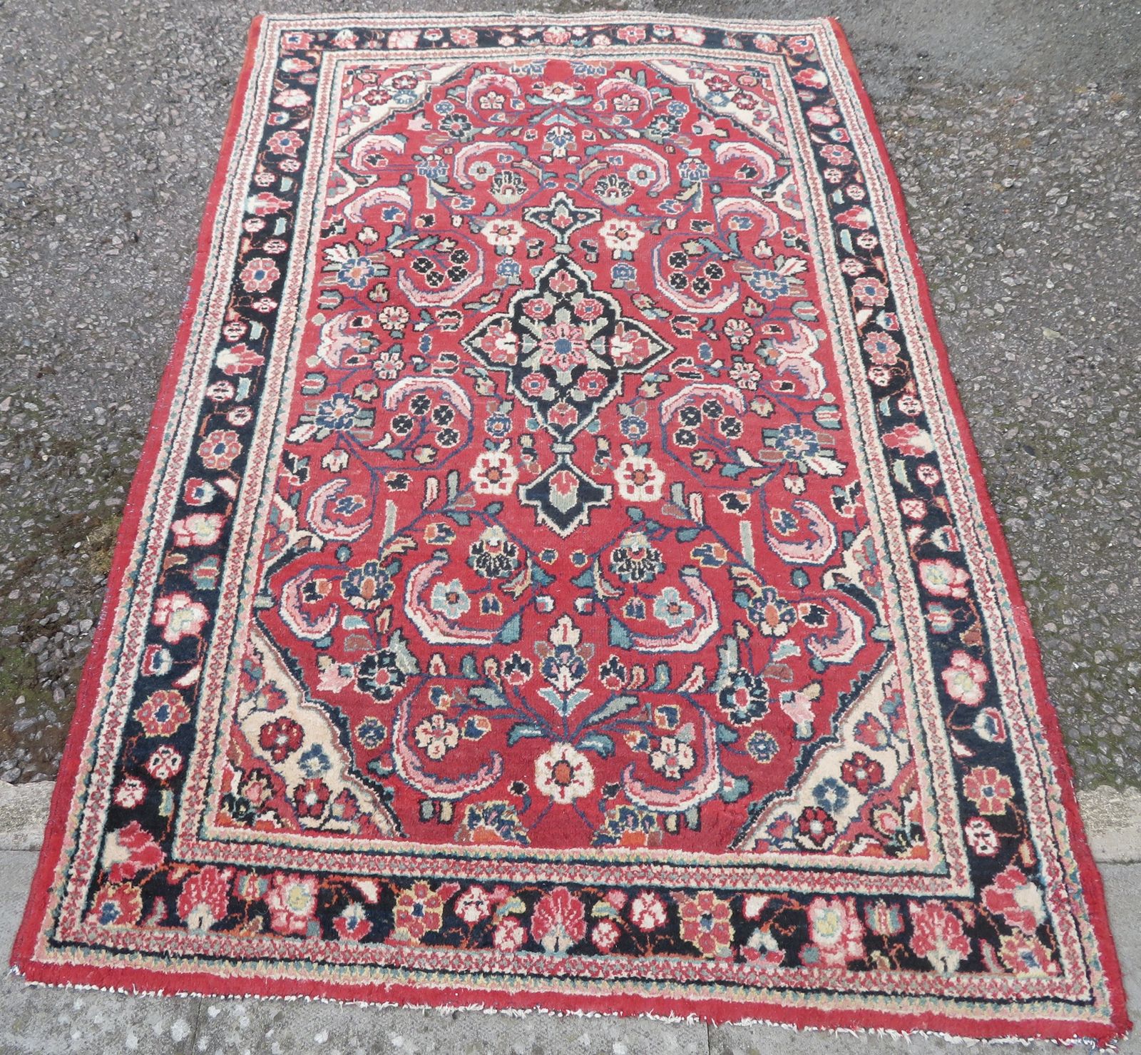 Old Mahal Village Rug. 208cm X 134cm. photo furniture