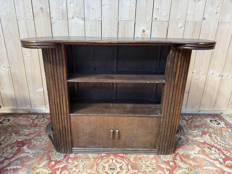 1960s Rattan Bar Counter photo vinterior
