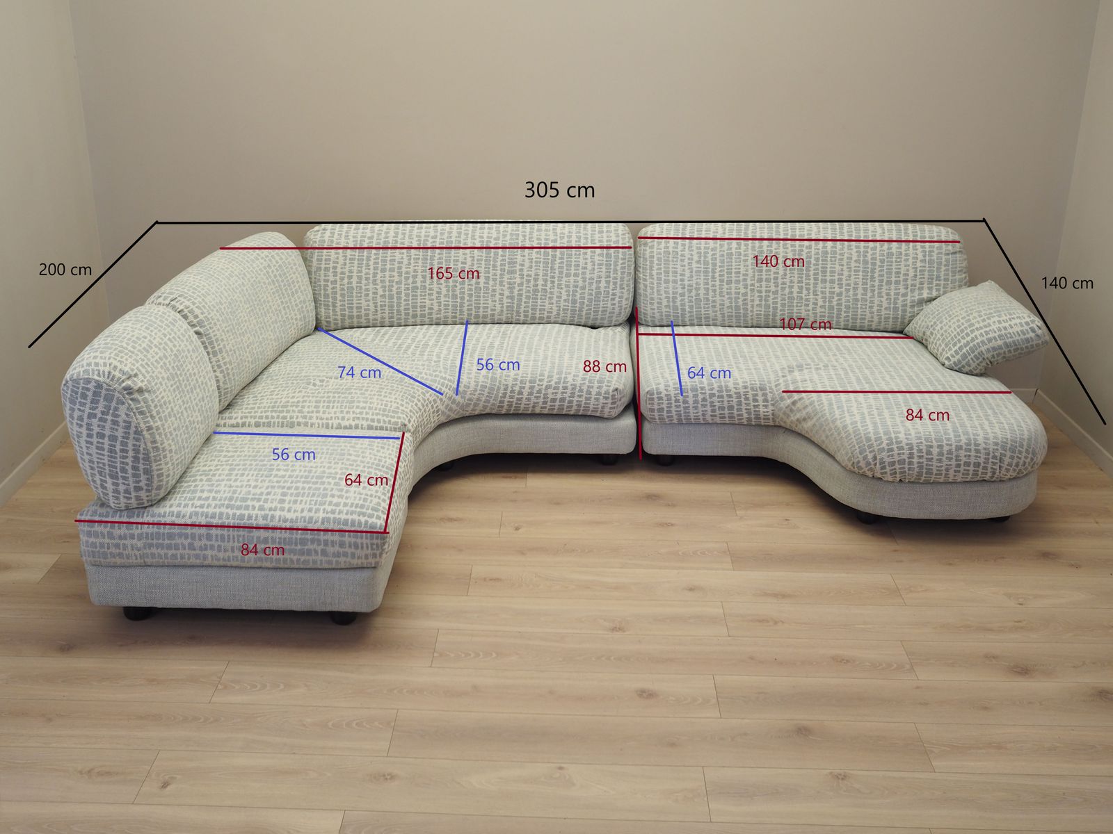 Modular Corner Sofa, Italian Design, 1970s, Production: Italy photo for sale