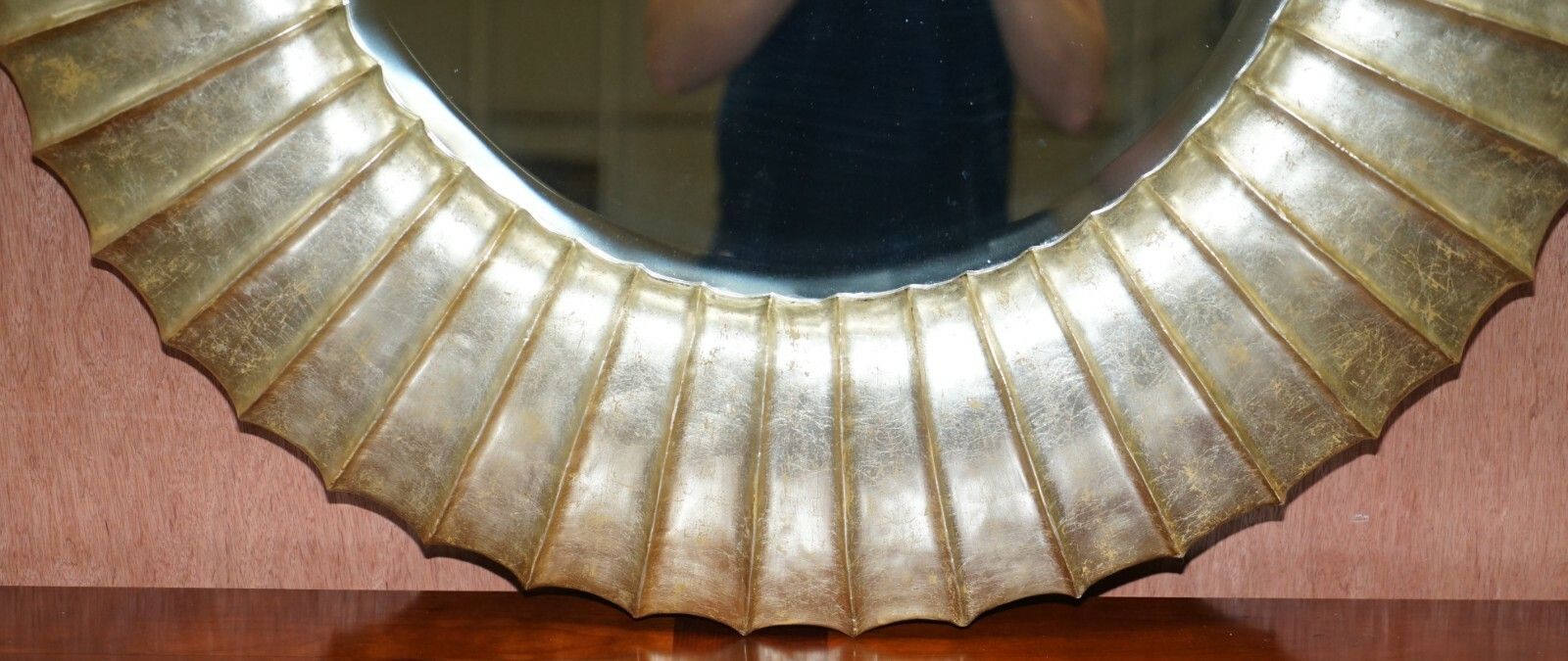 1 Of 8 Rrp £2950 Christopher Guy Gold & Silver Leaf Gilt Wood Wall Mirrors photo for sale