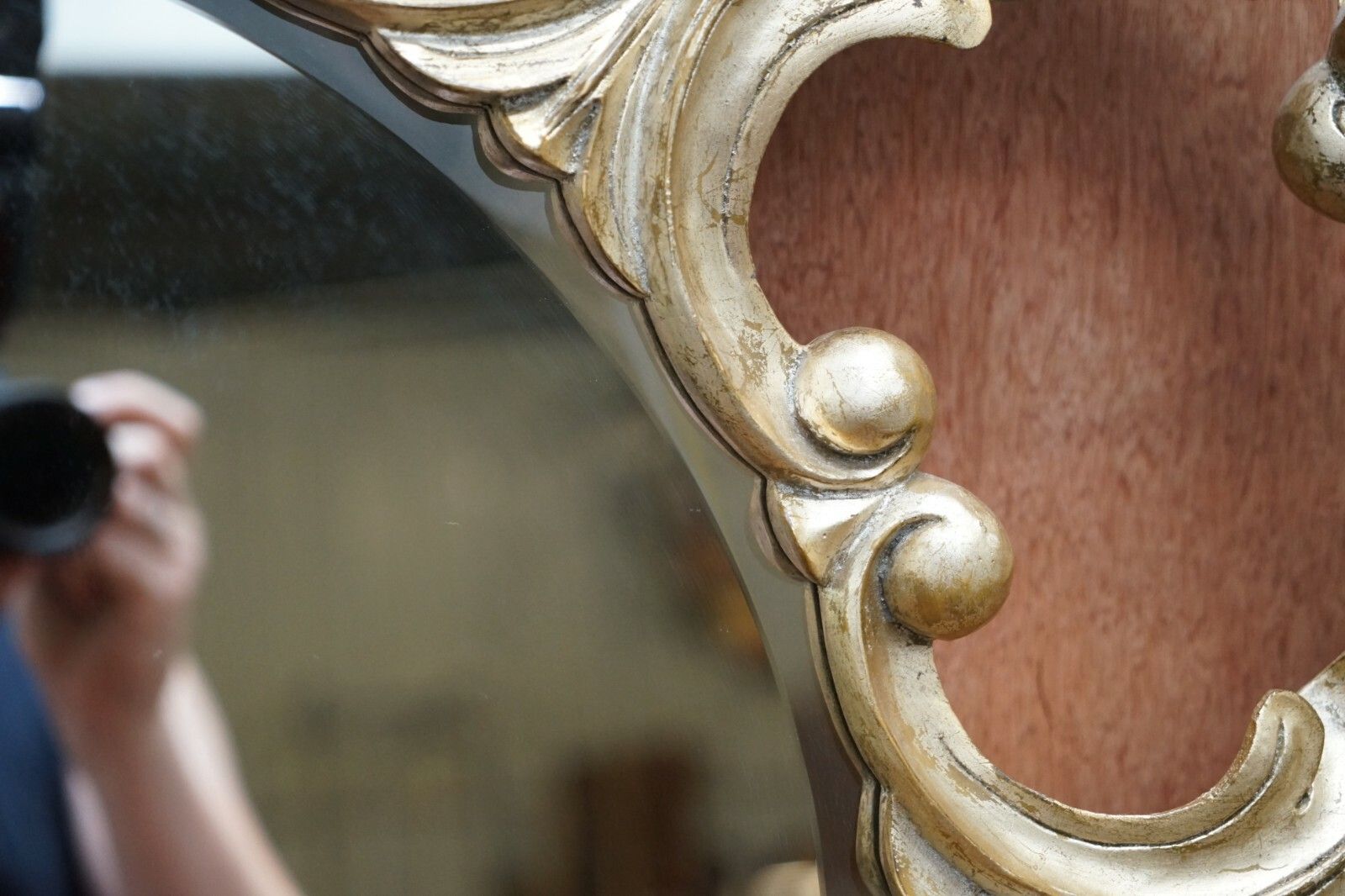 1 Of 2 Rrp £2850 Christopher Guy Gold & Silver Leaf Gilt Wood Wall Mirrors photo buy