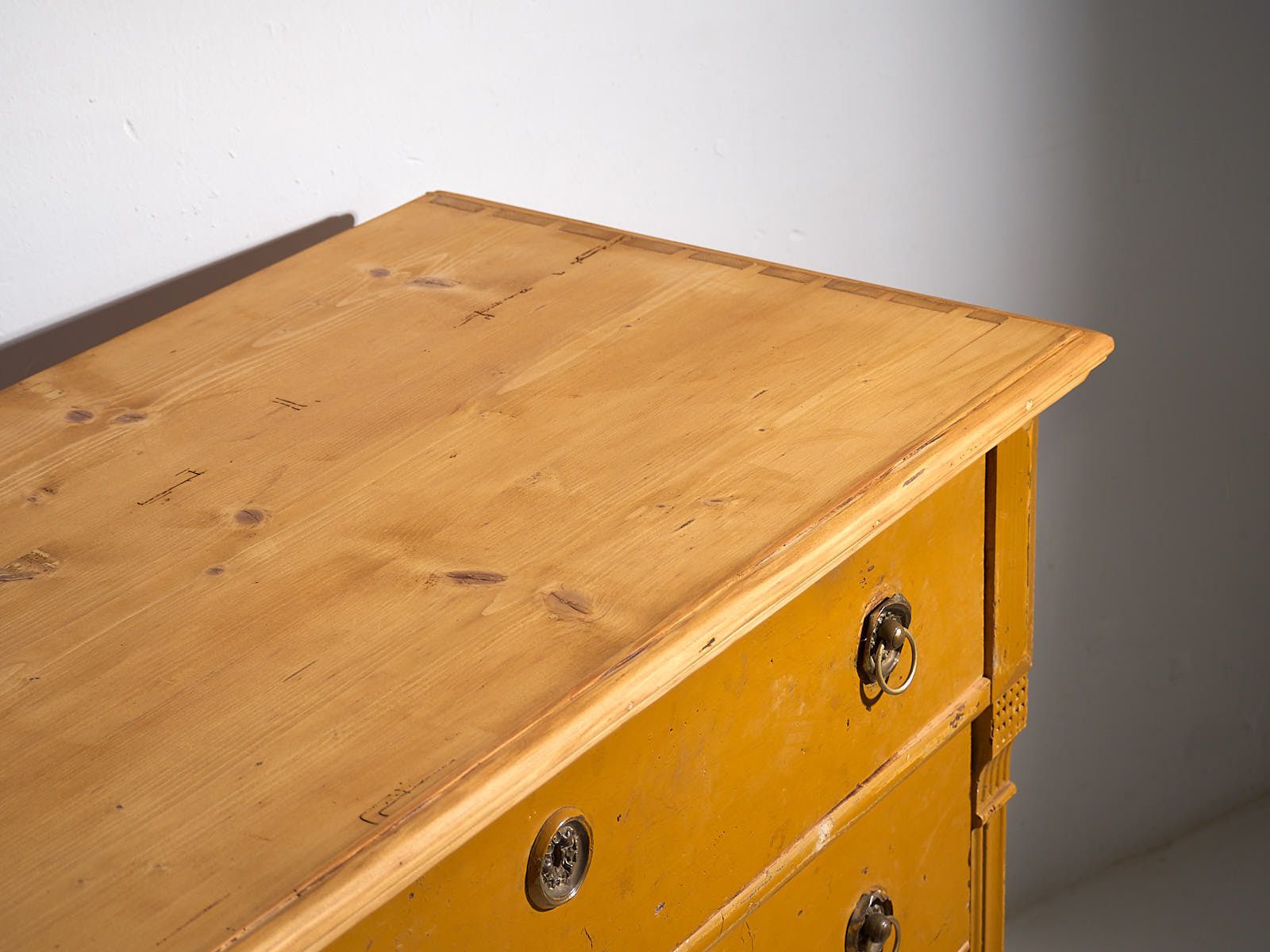 Large Antique Four Drawer Dresser photo for sale