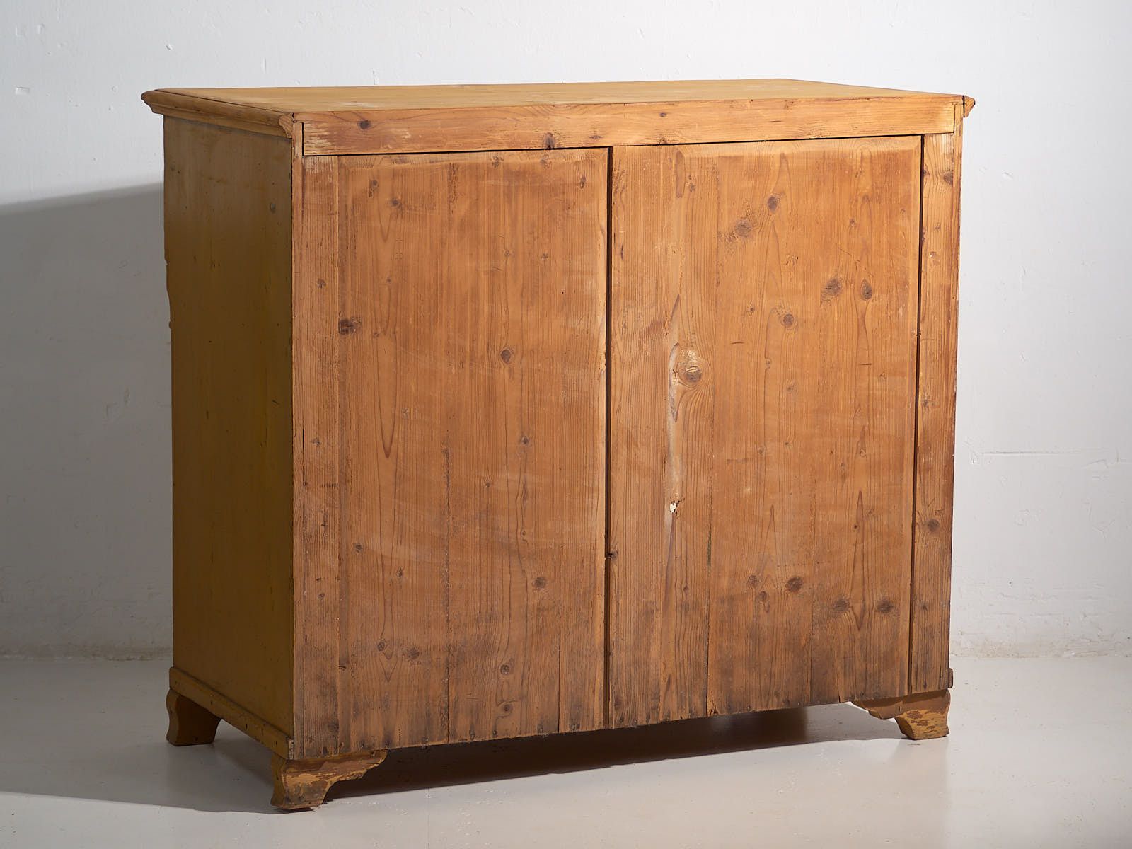 Furniture Large Antique Four Drawer Dresser photo