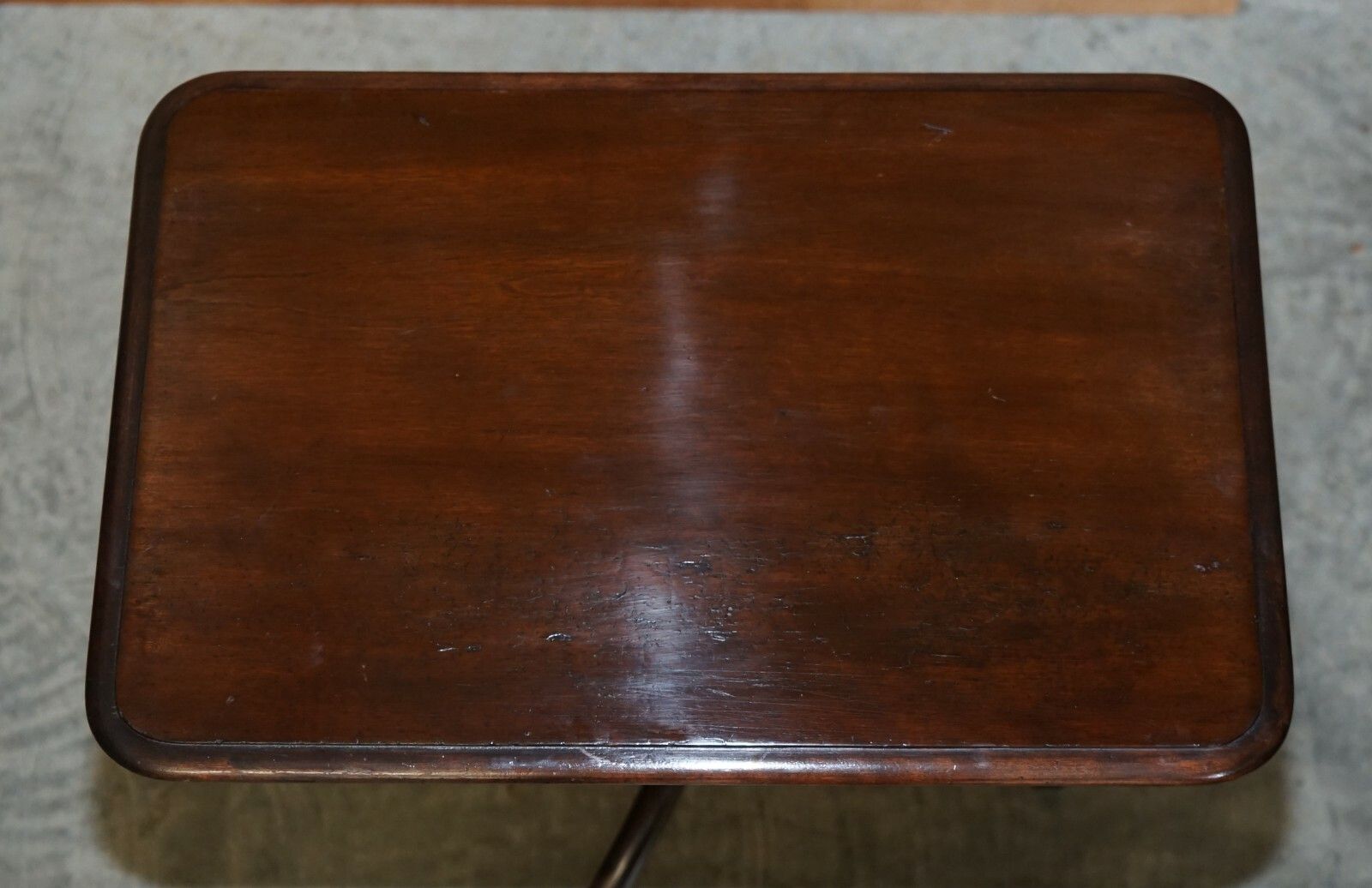 Lovely Circa 1840 1860 English Mahogany Tilt Top Side Occasional Tripod Table photo buy
