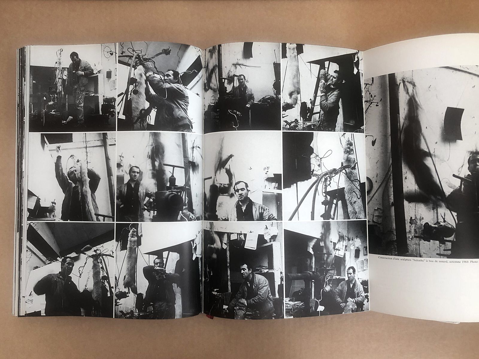 Rare Tinguely Book Including Signed Original Metamatic Drawing, 1973 photo vintage