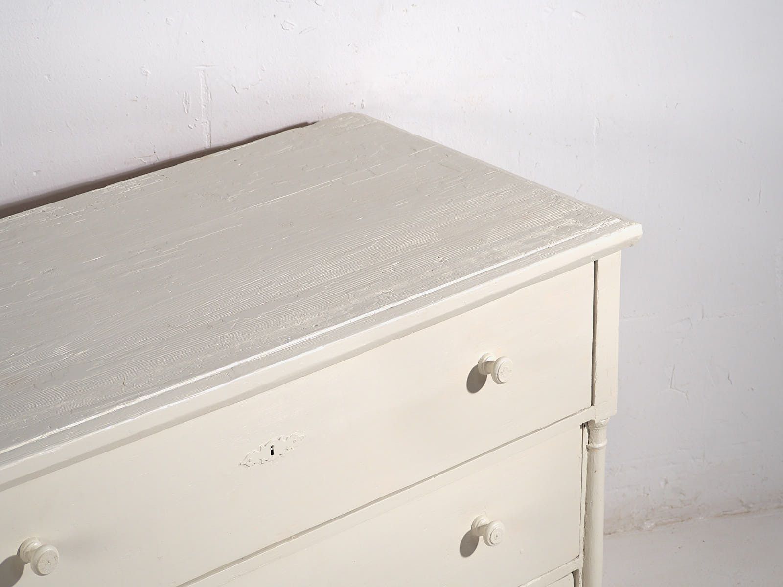 Antique White Chest Of Drawers (C.1920) #53 photo for sale