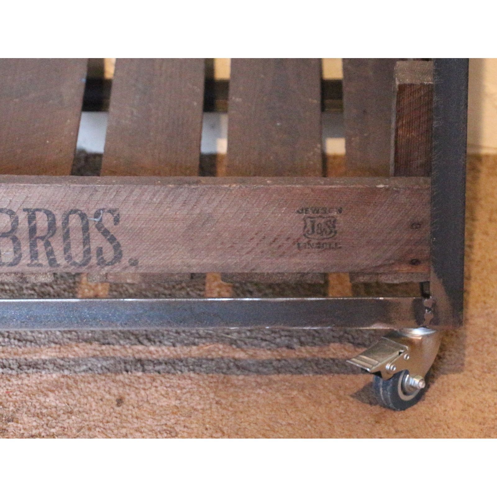 A Large Rustic Bakers Rack, Shop Display Stand, Storage Rack, Kitchen Stand, Set With Potato Chitting Trays photo Furniture