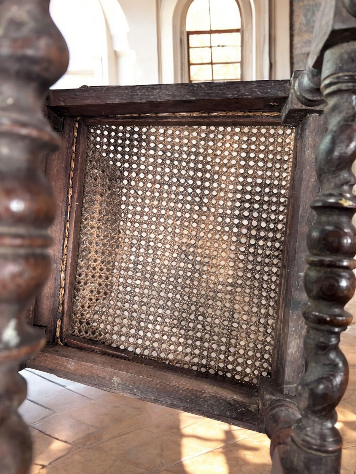 photo for sale 4 Late Victorian Heavily Carved Barley Twist Chairs