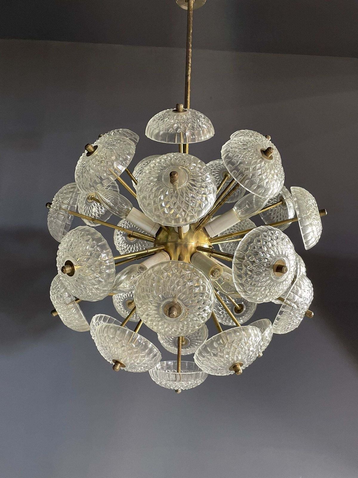 Dandelion Chandelier, Kamenický šenov, 1970s, Price Per Piece photo vinterior