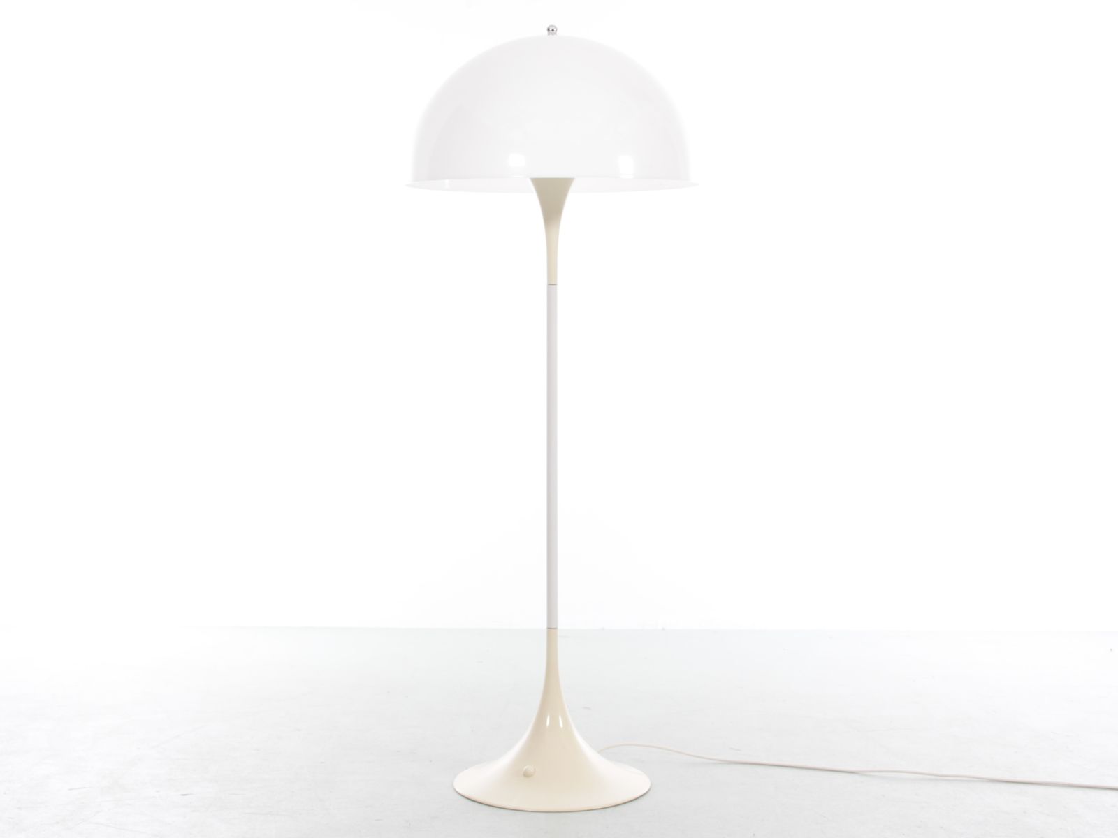 Mid Century Modern Scandinavian Panthella Floor Lamp By Verner Panton