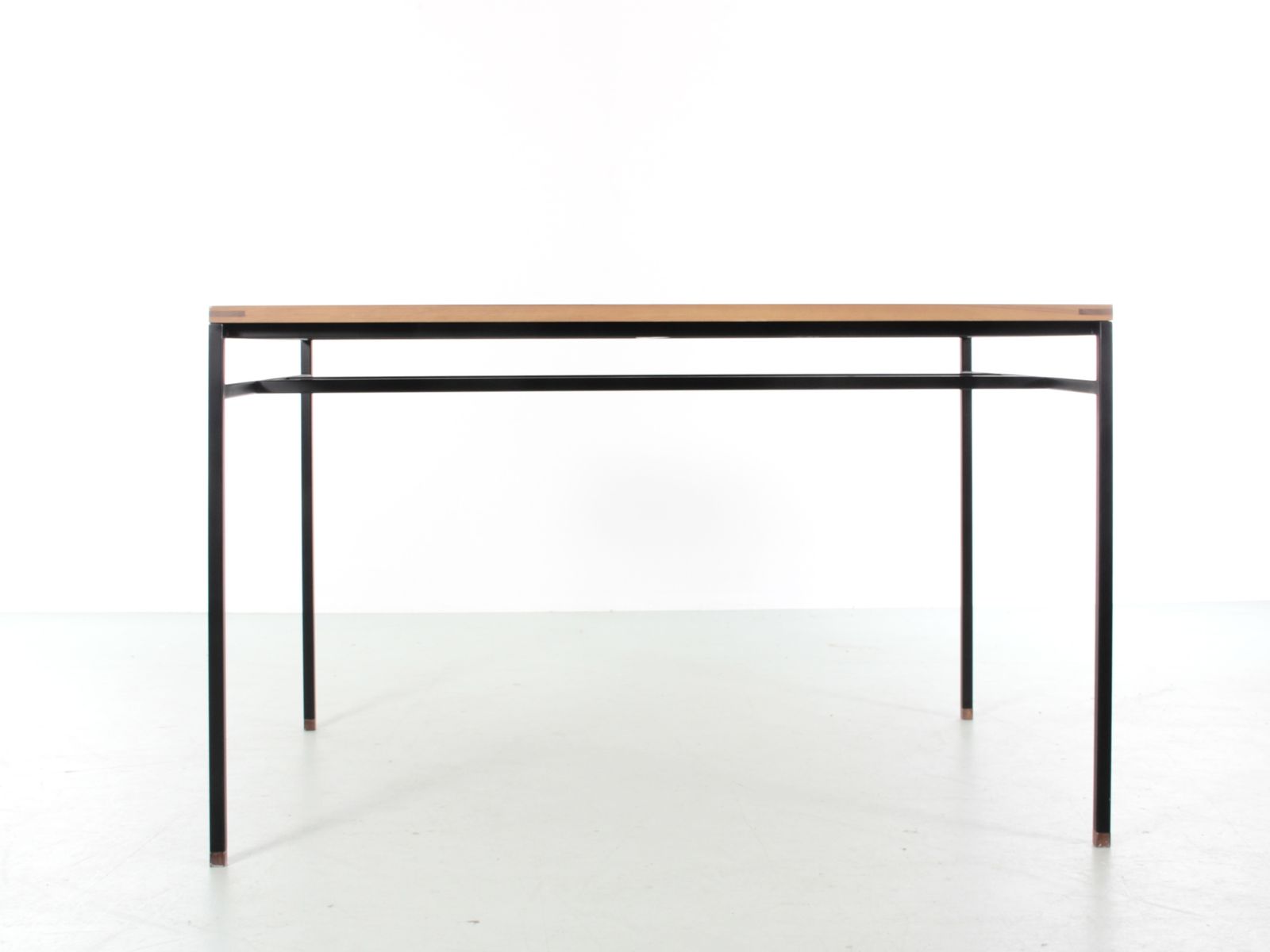 Furniture Desk Model Cosmopol, In Steel And Walnut. 120x60 Cm photo