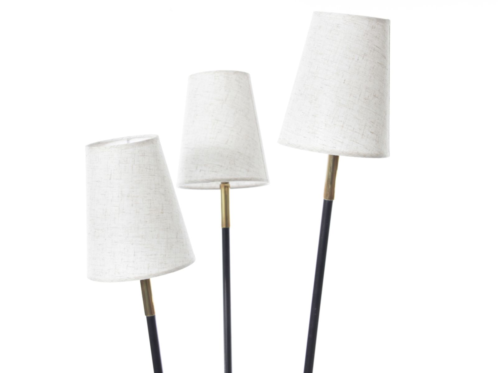Mid Century Modern Tripod Floor Lamp With Three Lampshades photo buy