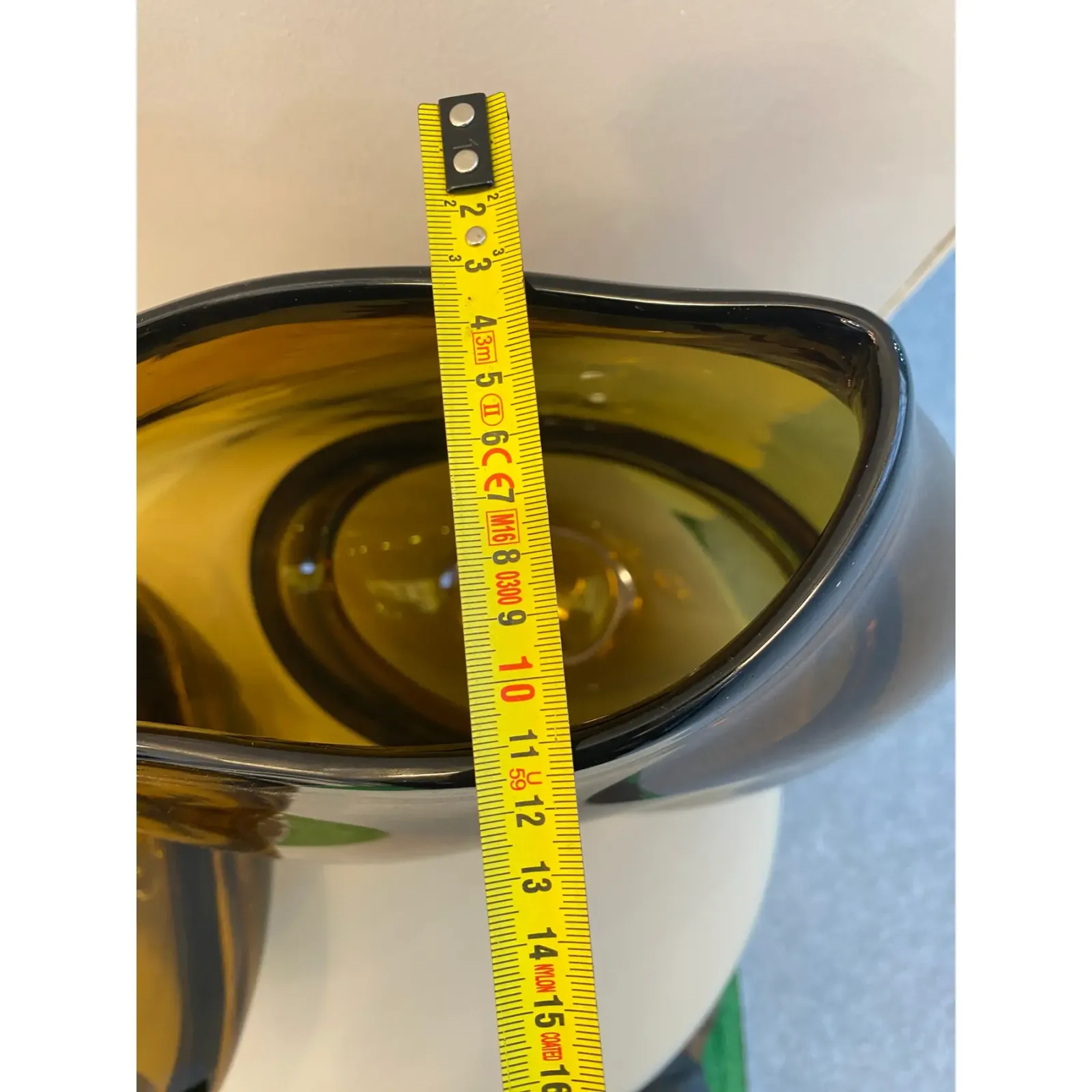 Italian Unique Artistic Murano Glass Vases Amber/Fume' photo 4400.0