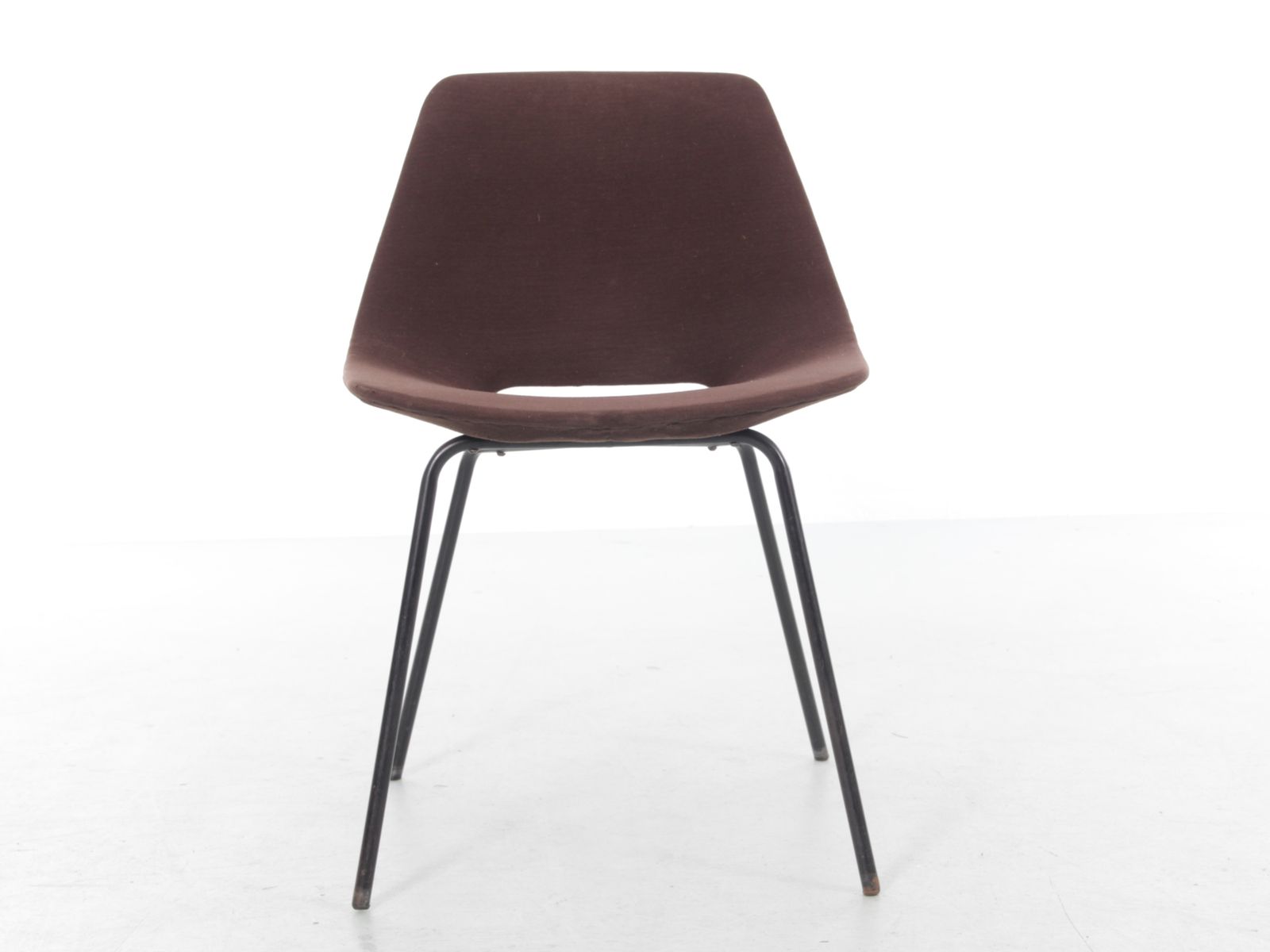 Mid Century Modern Pair Of “Tonneau” Chairs, 1965 Edition By Steiner, Designed By Pierre Guariche photo buy